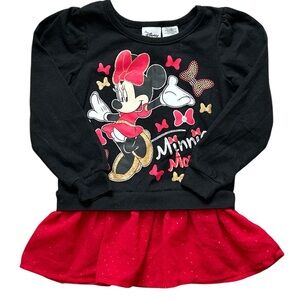 Disney Toddler Minnie Mouse Dress Shirt Size 3T